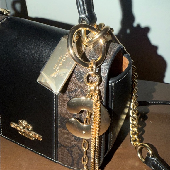 Coach Black and Brown Mini Bag - Picture 5 of 10